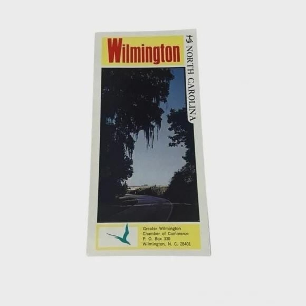 Wilmington North Carolina Vintage Travel Brochure Circa 1980s or 90s